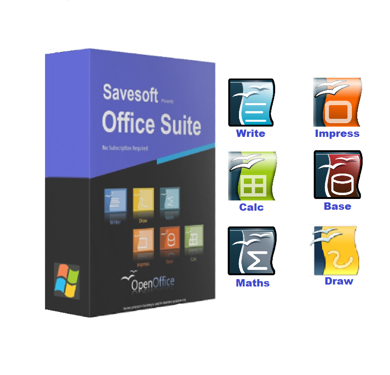 Savesoft | OpenOffice Suite for Windows